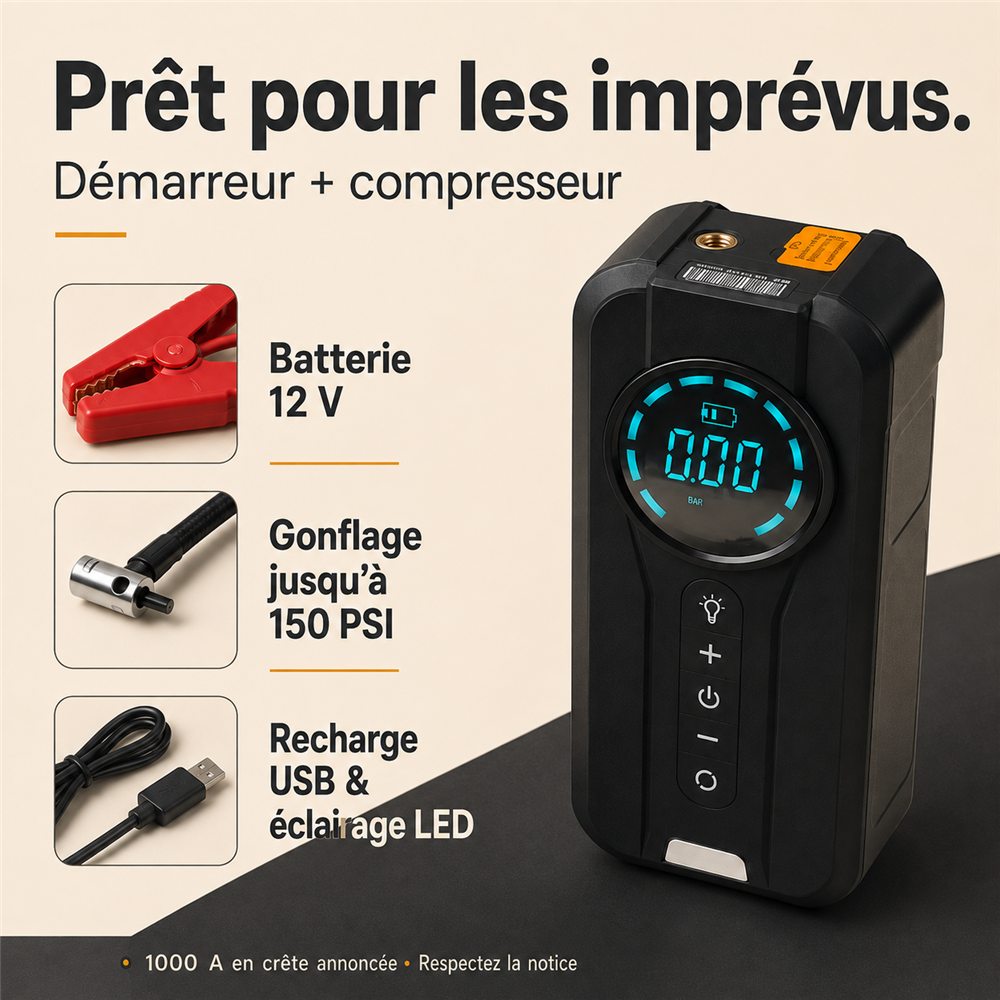 Les fonctions du kit
